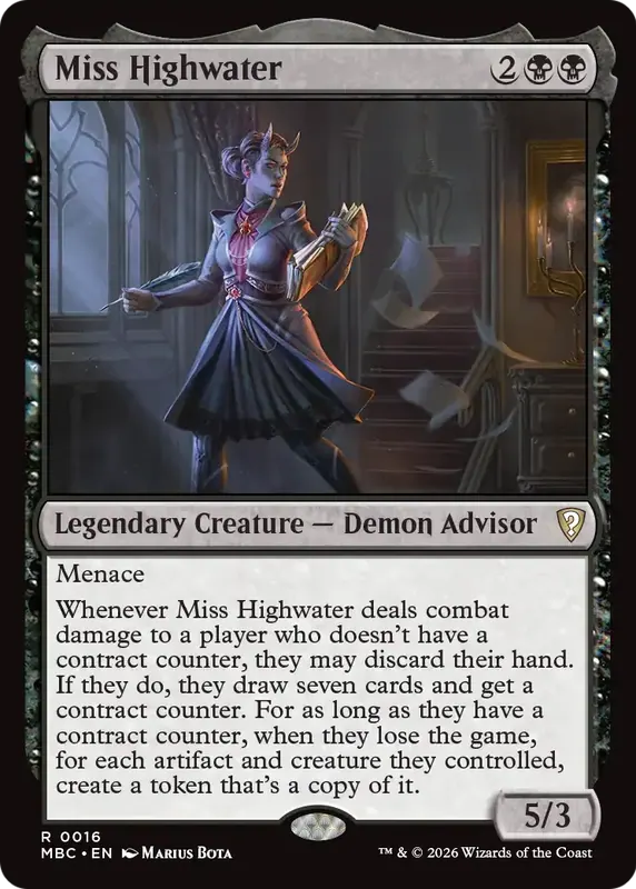 Miss Highwater [Mystery Booster: Commander Edition]