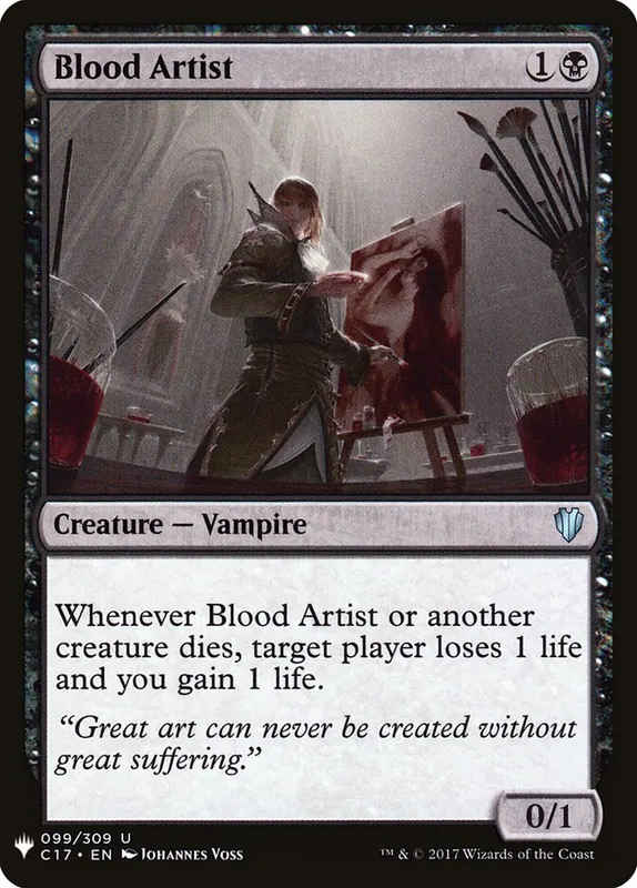 Blood Artist [The List]