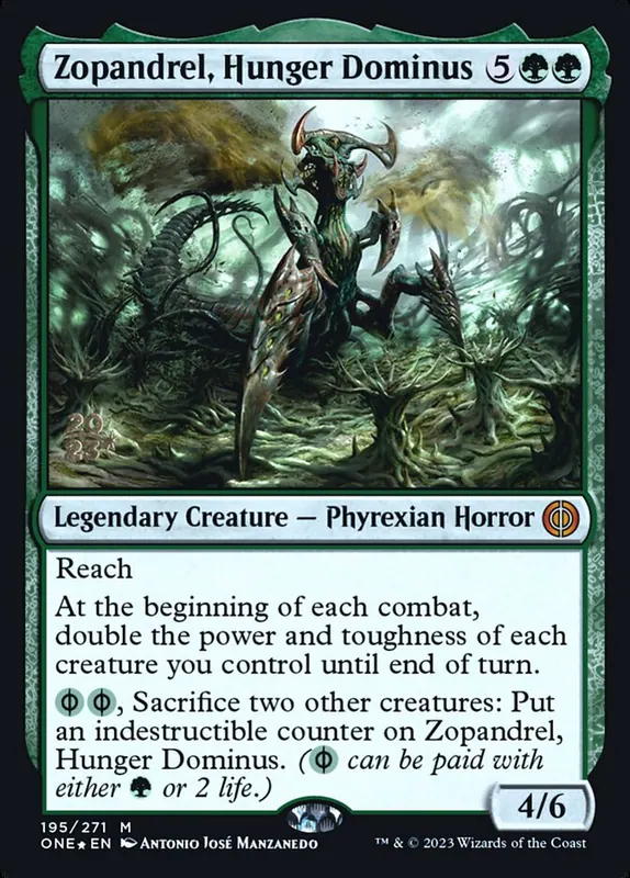 Zopandrel, Hunger Dominus [Phyrexia: All Will Be One Promos]
