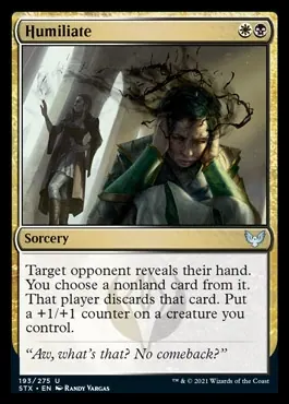 Humiliate [Strixhaven: School of Mages]
