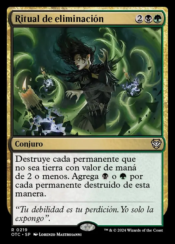 Culling Ritual [Outlaws of Thunder Junction Commander] - Español