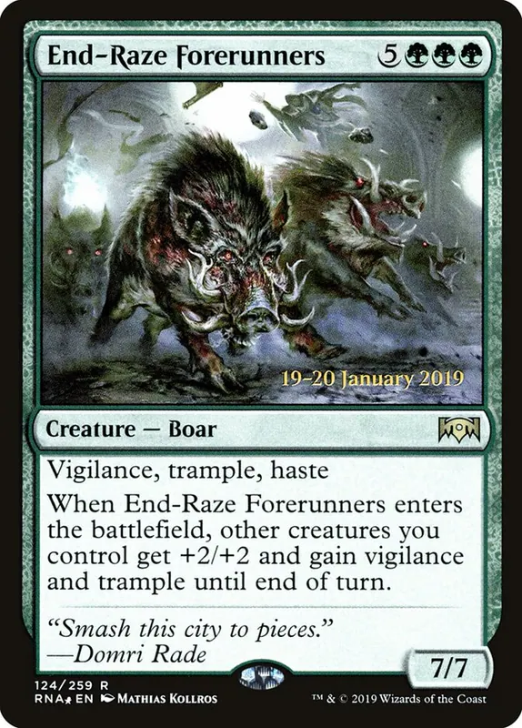 End-Raze Forerunners [Ravnica Allegiance Promos]