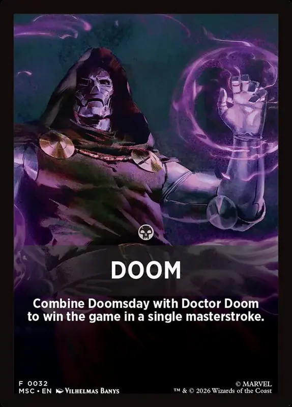 DOOM [Marvel Super Heroes Jumpstart Front Cards]