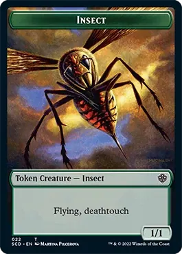 Insect // Cat Beast Double-Sided Token [Starter Commander Decks]