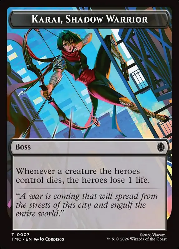 Karai, Shadow Warrior [Teenage Mutant Ninja Turtles Eternal Tokens]