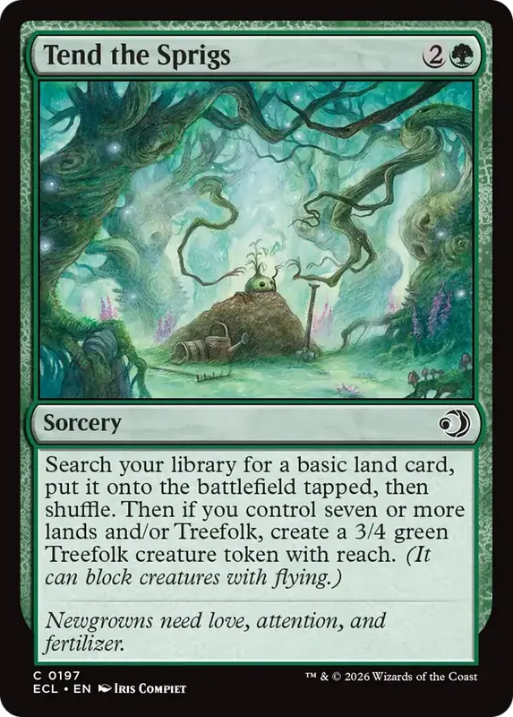 Tend the Sprigs [Lorwyn Eclipsed]