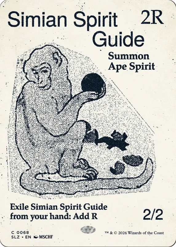 Simian Spirit Guide (0068) [Secret Lair x MSCHF: The Zeta Set]