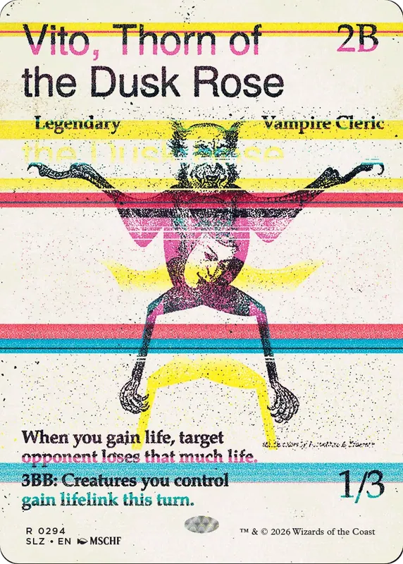 Vito, Thorn of the Dusk Rose (0294) [Secret Lair x MSCHF: The Zeta Set]
