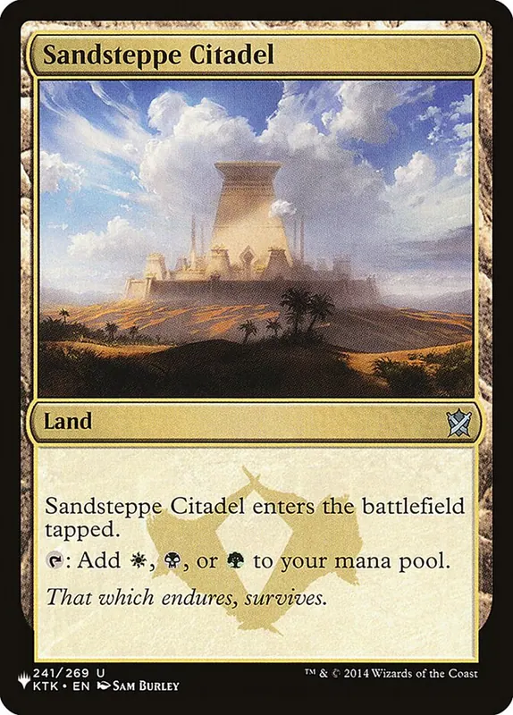 Sandsteppe Citadel [The List]