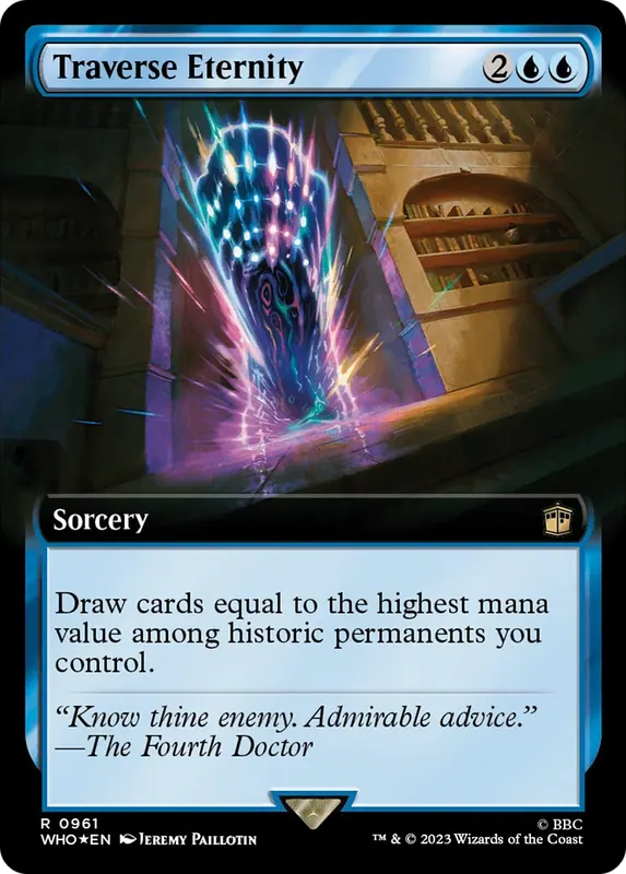 Traverse Eternity (Extended Art) (Surge Foil) [Doctor Who]