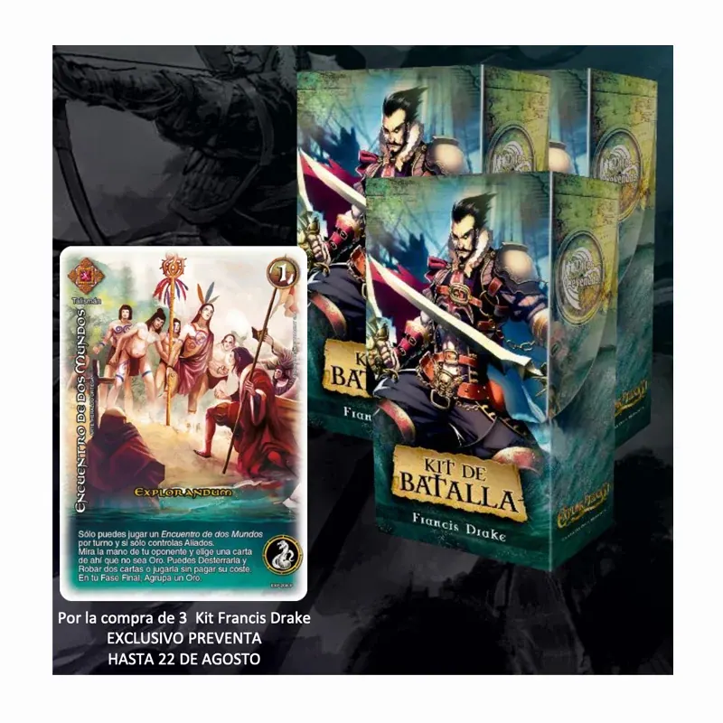Kit De Batalla Francis Drake Promo x 3