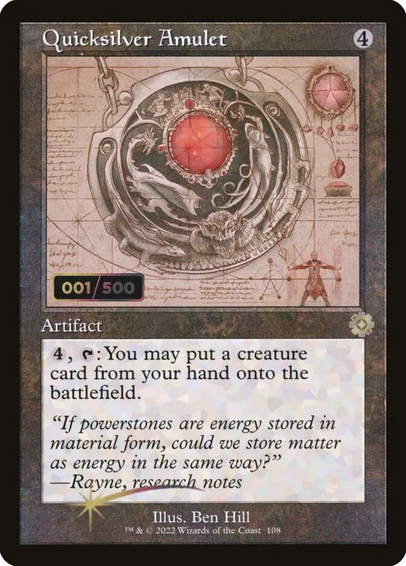 Quicksilver Amulet [The Brothers' War Retro Artifacts]