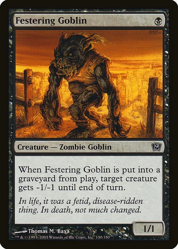 Festering Goblin [Ninth Edition]