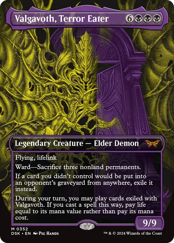 Valgavoth, Terror Eater (Showcase) [Duskmourn: House of Horror]