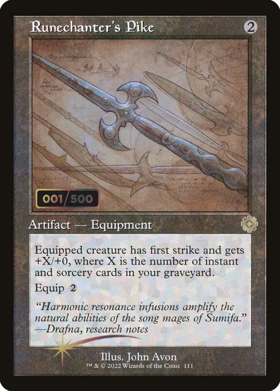 Runechanter's Pike [The Brothers' War Retro Artifacts]