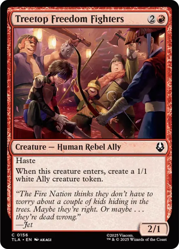 Treetop Freedom Fighters [Avatar: The Last Airbender]