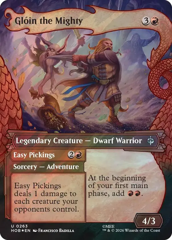 Gloin the Mighty (Showcase) (Surge Foil) [The Hobbit]