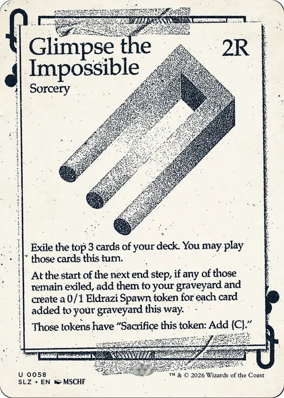 Glimpse the Impossible (0058) [Secret Lair x MSCHF: The Zeta Set]