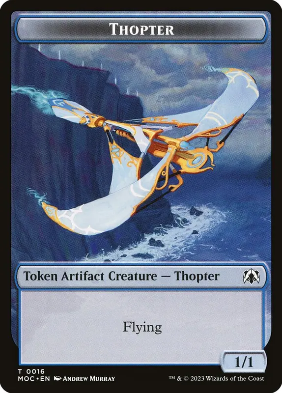 Thopter [March of the Machine Commander Tokens]