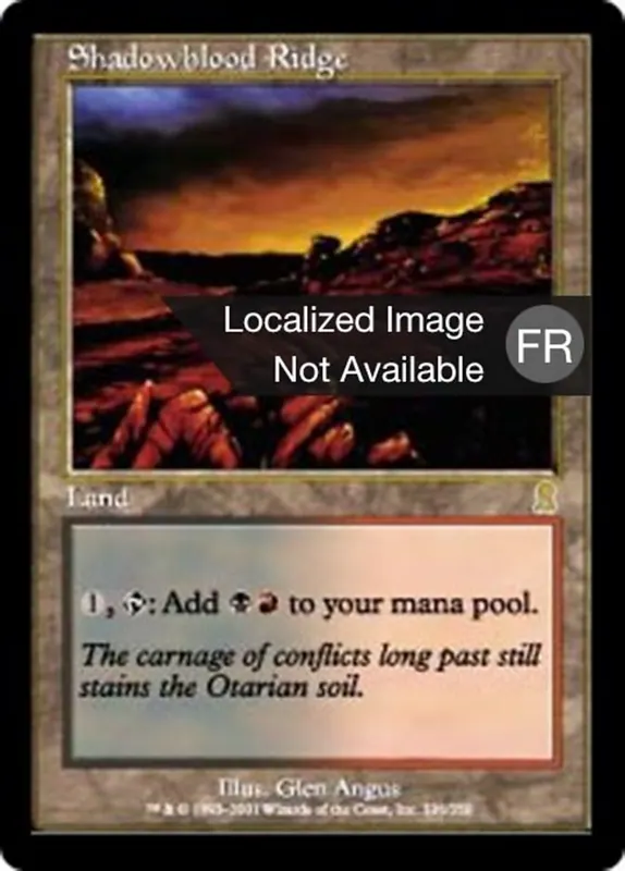 Shadowblood Ridge [Odyssey] - Francés