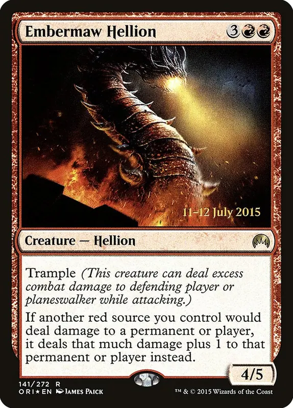 Embermaw Hellion [Magic Origins Promos]