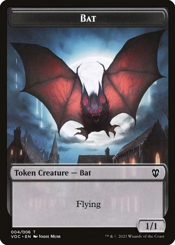 Bat [Crimson Vow Commander Tokens]