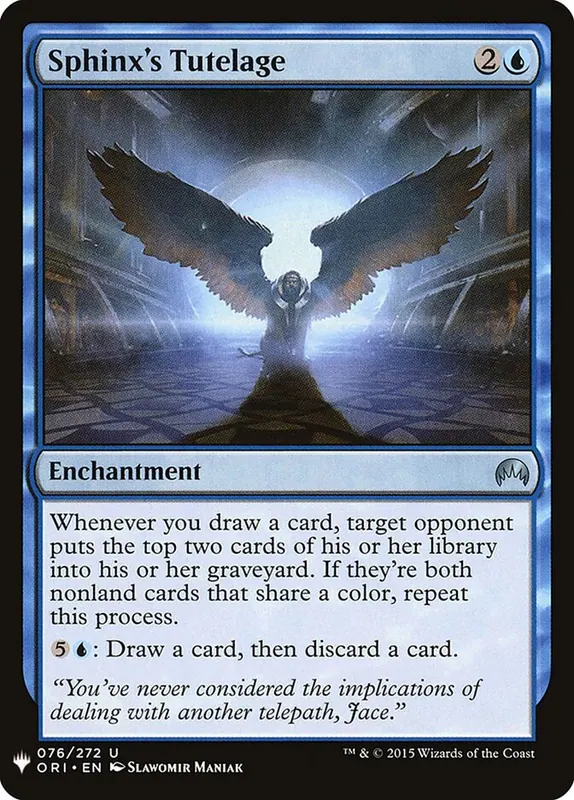 Sphinx's Tutelage [The List]