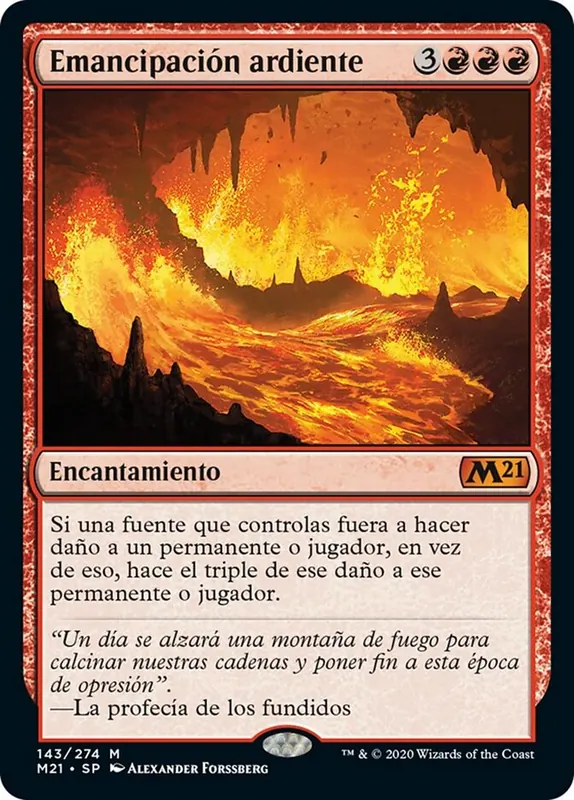 Fiery Emancipation [Core Set 2021] - Español