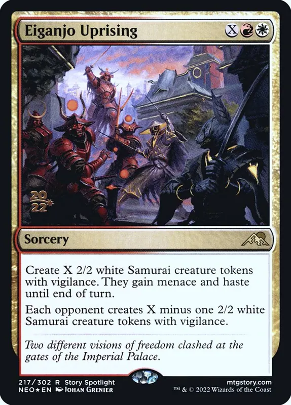 Eiganjo Uprising [Kamigawa: Neon Dynasty Promos]