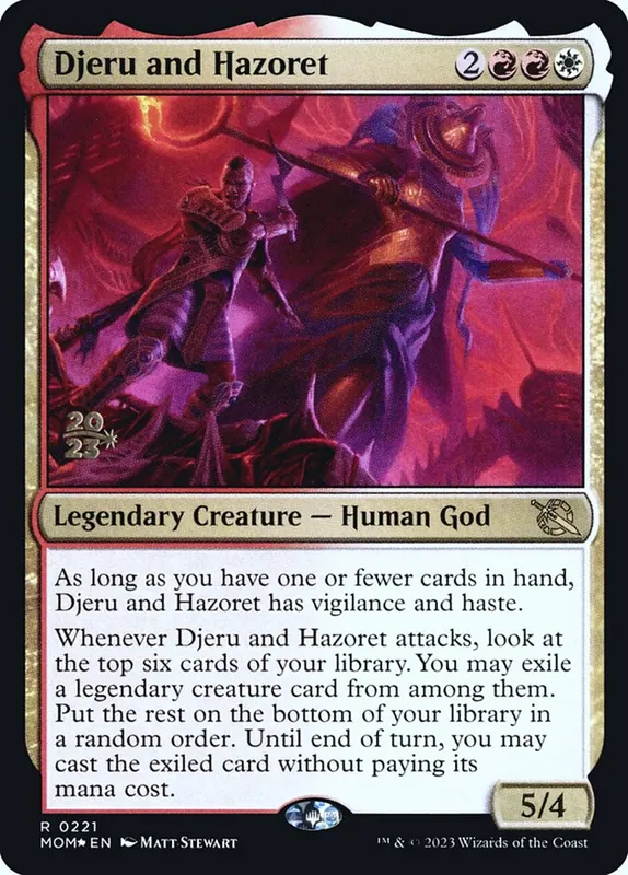 Djeru and Hazoret [March of the Machine Promos]