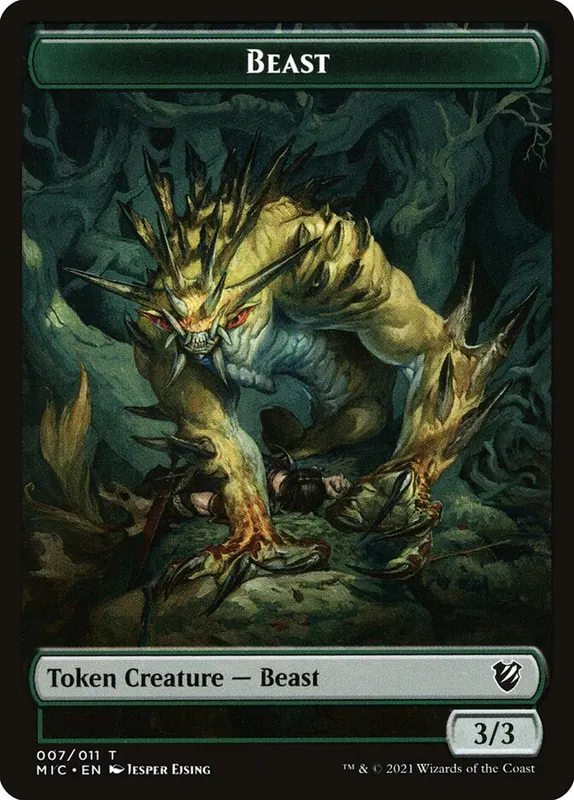 Beast [Midnight Hunt Commander Tokens]
