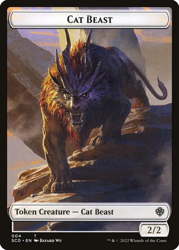 Cat Beast [Starter Commander Deck Tokens]