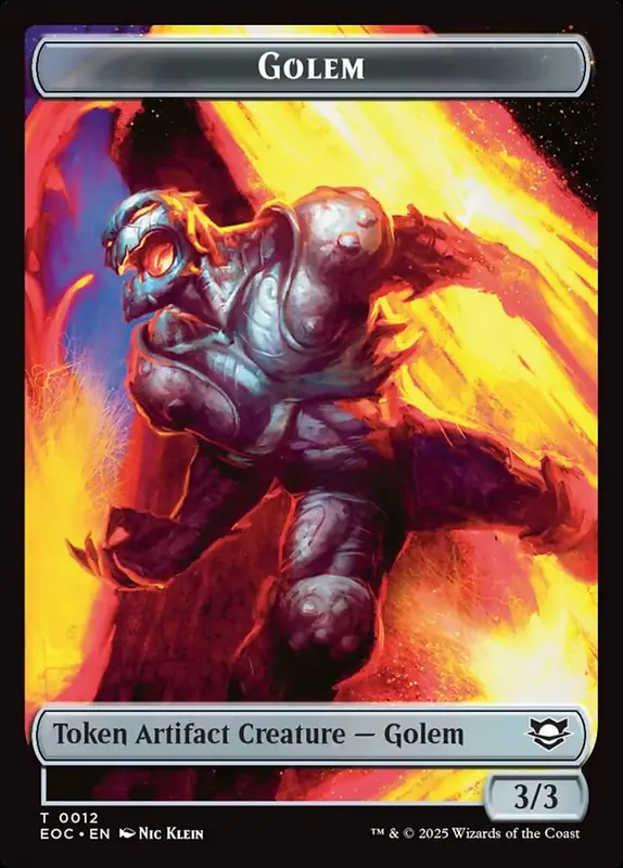 Golem [Edge of Eternities Commander Tokens]