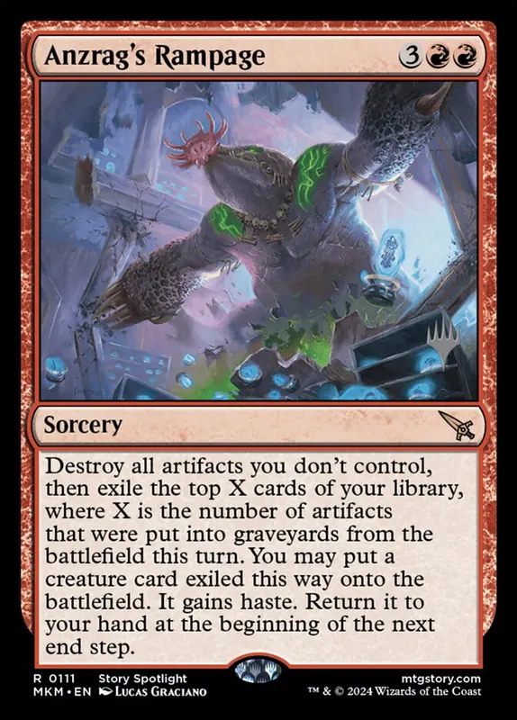 Anzrag's Rampage [Murders at Karlov Manor Promos]