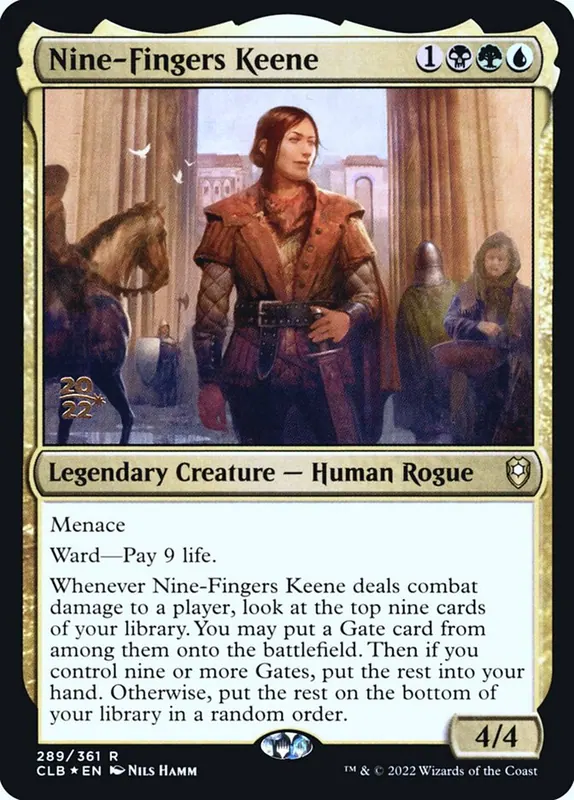 Nine-Fingers Keene [Battle for Baldur's Gate Promos]