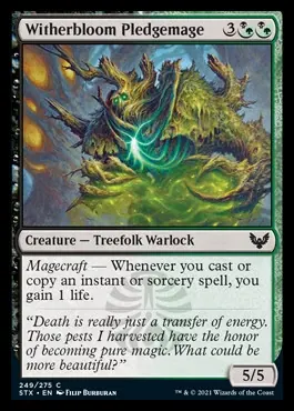 Witherbloom Pledgemage [Strixhaven: School of Mages]