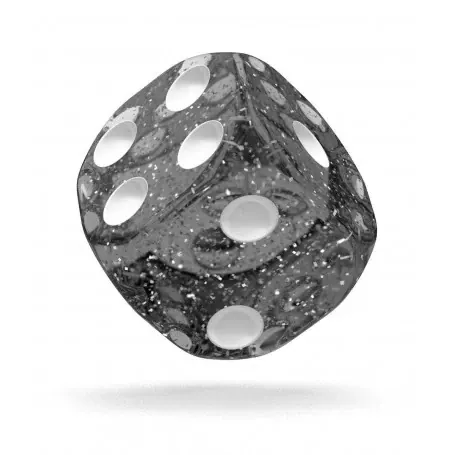 OAKIE DOAKIE DICE DADOS D6 16 MM SPECKLED - NEGRO