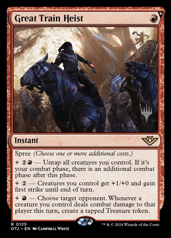 Great Train Heist [Outlaws of Thunder Junction Promos]