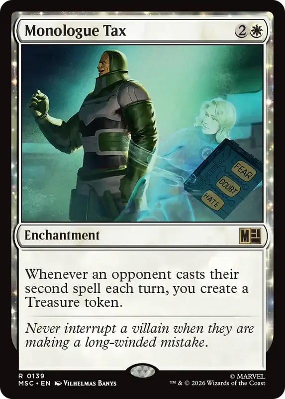 Monologue Tax [Marvel Super Heroes Commander]