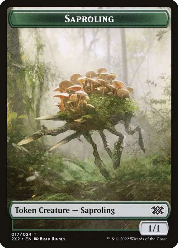 Saproling [Double Masters 2022 Tokens]