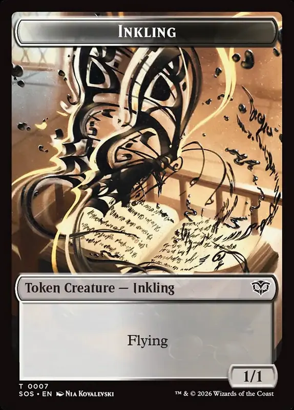 Inkling [Secrets of Strixhaven Tokens]