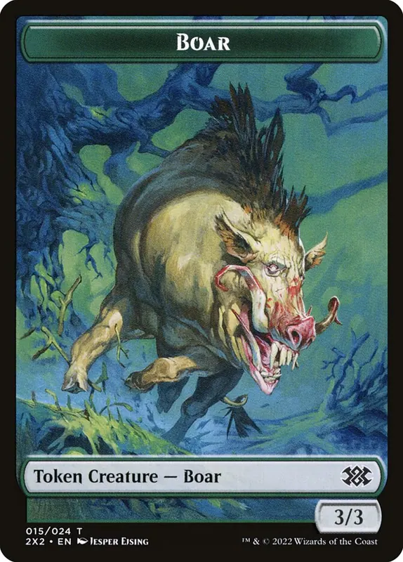 Boar [Double Masters 2022 Tokens]