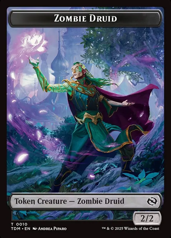 Zombie Druid [Tarkir: Dragonstorm Tokens]