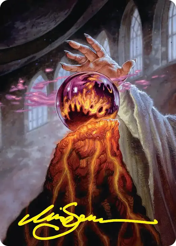 Palantir of Orthanc Art Card (Gold-Stamped Signature) [The Hobbit Art Series]