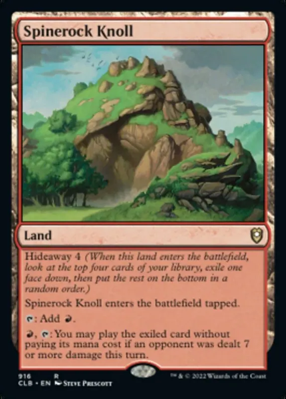 Spinerock Knoll [Commander Legends: Battle for Baldur's Gate]