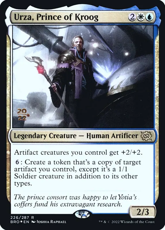 Urza, Prince of Kroog [The Brothers' War Promos]