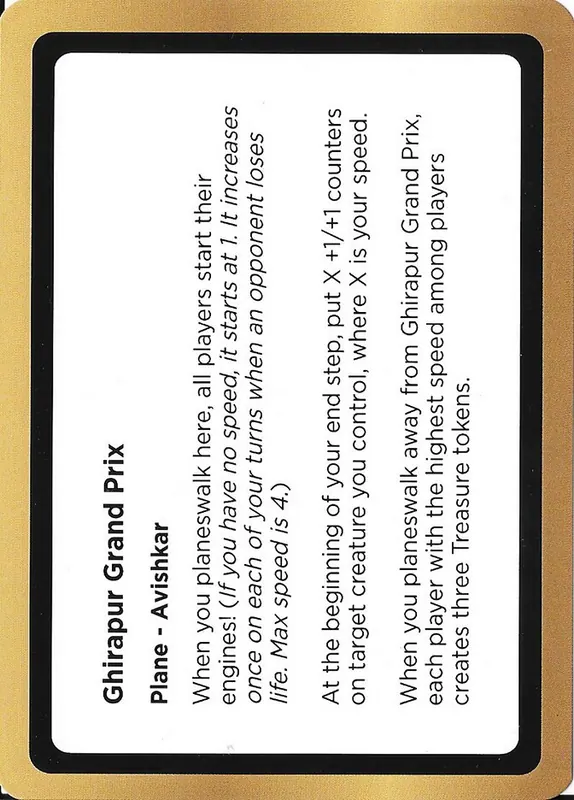 Ghirapur Grand Prix [Black Lotus Unknown Planechase]
