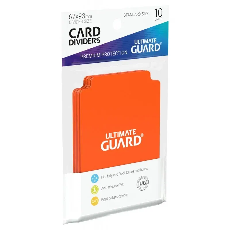 ULTIMATE GUARD SEPARADOR DE CARTAS ORANGE