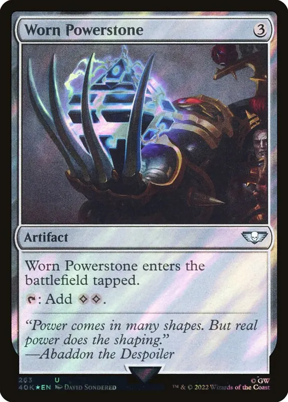 Worn Powerstone [Warhammer 40,000 Commander]