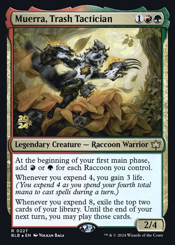 Muerra, Trash Tactician [Bloomburrow Promos]